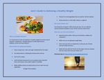 Jane’s Guide To Achieving A Healthy Weight by UNE Applied Nutrition Program