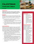 Palestinian Food And Culture Fact Sheet