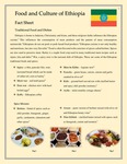 Food and Culture in Ethiopia by University of New England Applied Nutrition Program