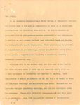 Draft Letter Regarding a Maine College of Osteopathic Medicine, 1971 by William Bergen D.O.