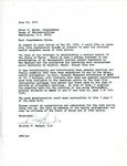 Correspondence, William Bergen, D.O. to Representative Peter N. Kyros, 1971 June 25