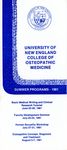 Brochure, UNECOM Summer Programs, 1981 by University of New England College of Osteopathic Medicine