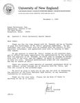 Correspondence, Jack S. Ketchum, President, University of New England to Homer Waterhouse, Esq., 1983 December 1