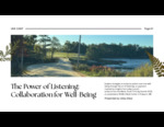 The Power of Listening: Collaboration for Well-Being