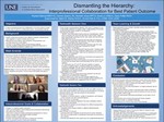 Dismantling The Hierarchy: Interprofessional Collaboration For Best Patient Outcome by Krysten Abboud, Carmen Guerra, Hannah Jones, Diana Liu, and Claire Puffer