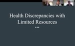 Health Discrepancies With Limited Resources by Sarah Bonica, Aliza Hanif, and Kelsey Pelletier