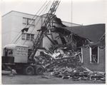 Old Clinic Building Demolished in preparation for Morgan Wing, 1963 by Cranston General Hospital