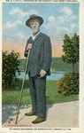Postcard, Dr. A.T. Still, Founder of Osteopathy and First President of American School of Osteopathy, Kirksville, MO