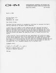 Correspondence: UNECOM: Bentley to Kirmes 1985-3-4 by Patrick E. Bentley D.O.