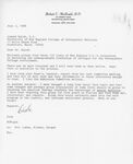 NEFOM: Board of Trustees: MacDonald to Walsh 1986-7-3 by Richard MacDonald D.O.