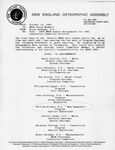 New England Osteopathic Assembly: Board Assignments 1990-10-13 by Bruce Bochman D.O.