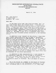 University of New England Board of Trustees: Kirmes to Parfitt 1992-3-19