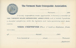 Vermont Osteopathic Association:  Blank Application Form