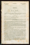 Congressional Record, 30th Congress, 1st session, Misc. No 150: Memorial of D. L. Dix