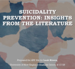 Suicidality Prevention: Insights From the Literature by Leah M. Rivera