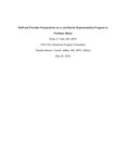 Staff and Provider Perspectives on a Low-Barrier Buprenorphine Program in Portland, Maine