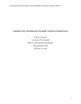Community Water Fluoridation and Oral Health: Proposal & Systematic Review
