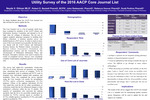 Utility Survey Of The 2016 AACP Core Journal List