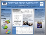 Differential Effects Of Cardiovascular And Resistance Exercise On Functional Mobility In Individuals With Advanced Cancer: A Randomized Trial