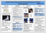 Outpatient Physical Therapy Following Triple Arthrodesis Surgery: A Case Report