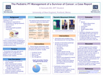 The Pediatric PT Management Of A Survivor Of Cancer: A Case Report by Kaylene Samuels