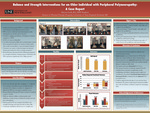 Balance And Strength Interventions For An Older Individual With Peripheral Polyneuropathy: A Case Report