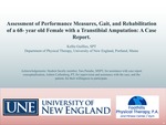 Assessment Of Performance Measures, Gait, And Rehabilitation Of A 68- Year Old Female With A Transtibial Amputation: A Case Report