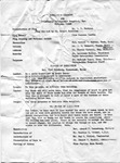 25 Dedication Ceremony Program, May 1, 1960 (Front)