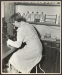 Medical Technology Classroom & Lab, Alumni Hall, Westbrook Junior College, 1950s by Sullivan Photo Service