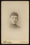 Rose Bennett, Westbrook Seminary, 1880s by Lamson