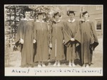 Five Westbrook Junior College Graduates, 1936 by Frances Savage Taylor