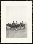 Three Westbrook Junior College Students Riding Horseback, 1940