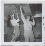 Carolyn Mussig and Barbara Ripley, Westbrook Junior College, 1956 by Joyce K. Bibber
