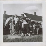 Westbrook College Students "At the Farm," Oct. 31, 1954 by Joyce k. Bibber