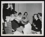 Dormitory Snacking, Westbrook Junior College, 1955