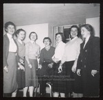 Seven Students Smoking, Westbrook Junior College, 1956