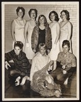 Modern Dance Club with Four Faux Pas Members, Westbrook junior College, 1965