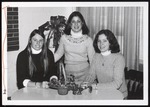 Three Students at Round Table, Westbrook College, Late 1970s