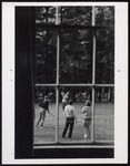 Lacrosse Game Behind Alumni Hall, Westbrook College, 1970s by Ellis Herwig Photography
