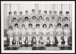 Twenty-Nine Nursing Students in Wing Lounge, Westbrook College, 1970s