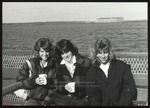 Three Students on Casco Bay Cruise, Westbrook College, 1987