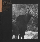 Zephyr: The Twelfth Issue by Zephyr Faculty Advisor, Angelena Pepe, Constance Glynn, Rachel Audibert, Cassandra Britton, Laura Carter, Elena Kalioras, Jocelyn Koller, Samantha Lyman, April Mroz, and Wang Yu